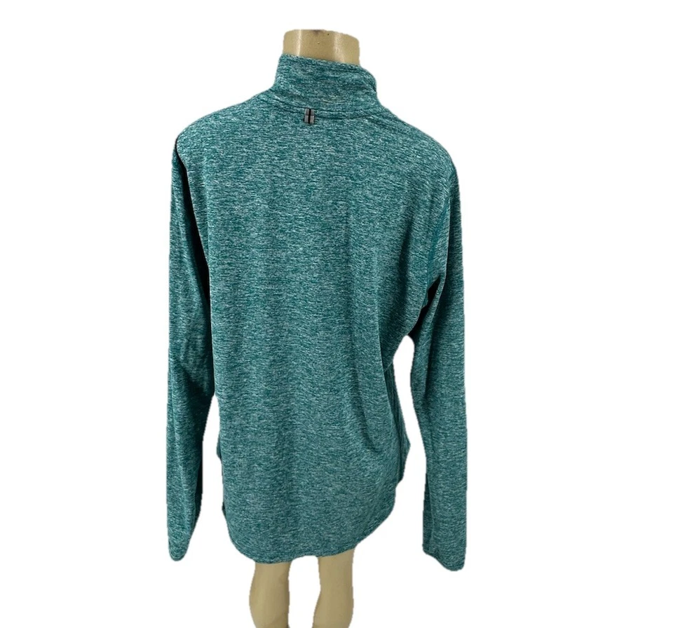 Nike Running XL DriFit Women Element T-Shirt Quarter Zip Long Sleeve Active  J29 - Image 3 of 4