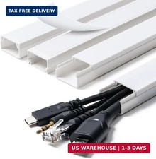 58in Cord Hider, Cable Hider, Cord Covers for Wires on Wall, Paintable Cable Cov
