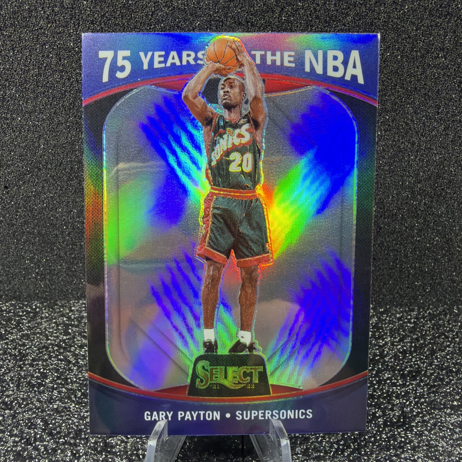 2021-22 Panini Select - 75 Years of the Nba Gary Payton #63