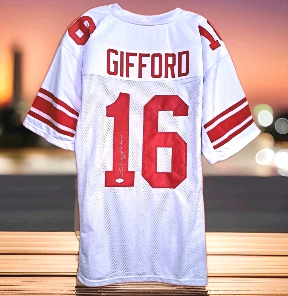 New York Giants Frank Gifford Signed Jersey