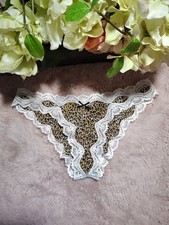 Vintage Victorias Secret Rushed Back Leopard Cheekini OS Year 2012