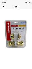 Kwikset 690T K6 BBPKG Keyed Entry Knob and Single Cylinder Deadbolt Set