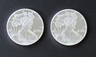 Walking Liberty Eagle 1 Troy Ounce .999 Silver Round , Set of 2 pieces. 10 avail