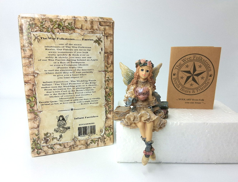 Infiniti Faerielove Boyds WEE FOLKstone Shelf Sitter #36101 Edition 3E/7787 NIB