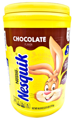 Nestle Nesquik Chocolate Powder Drink Mix 44.9 Oz EXP 09/2027