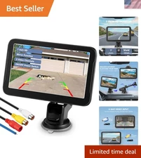 Compact 7-Inch High-Definition Backup Camera Monitor for Enhanced Vehicle Safety