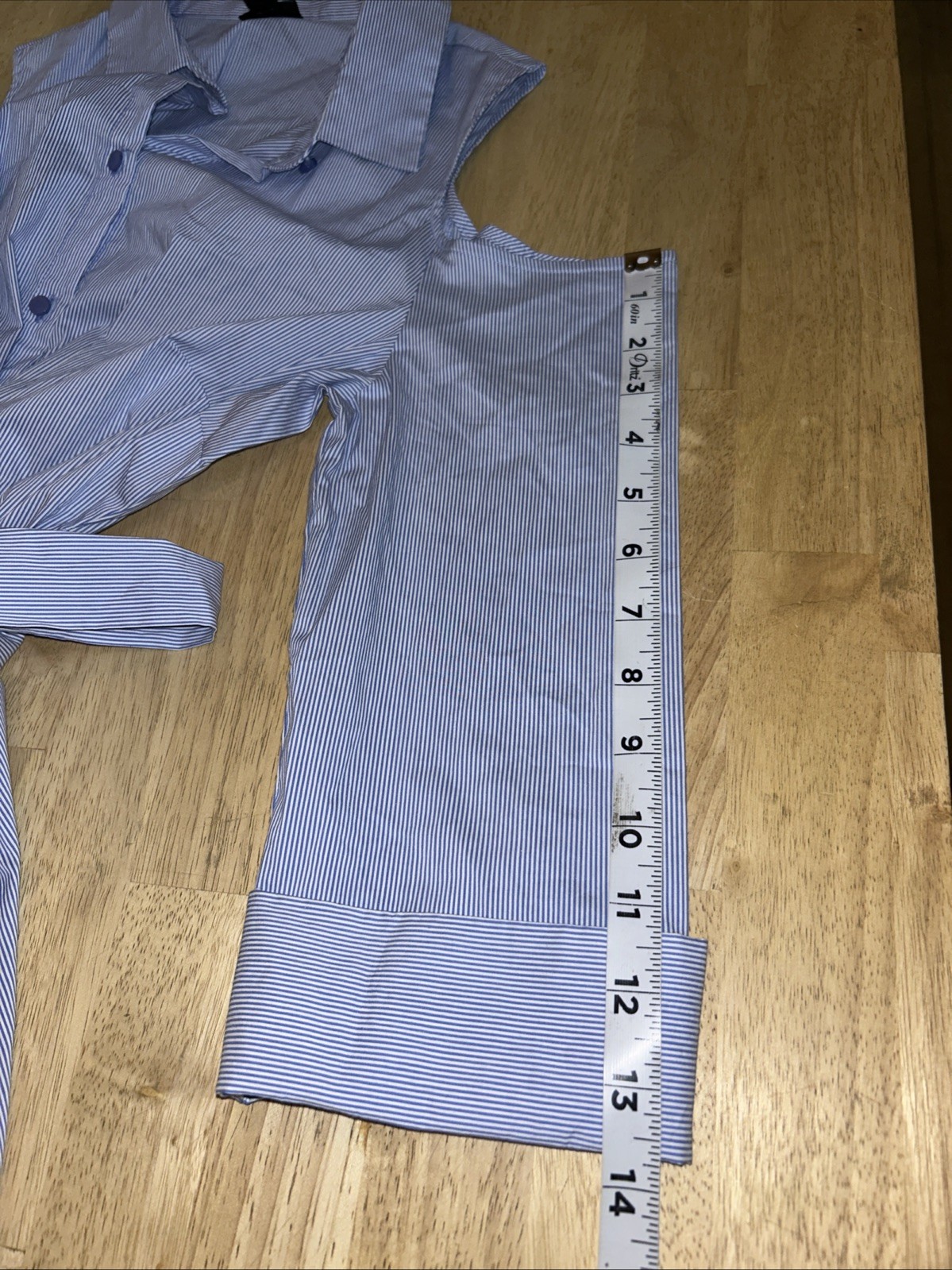 Worthington Striped Button Down Cold Shoulder Dre… - image 13