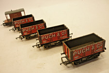 5 x HORNBY 00 gauge WAGONS - PUGH & Co. + BRAKE - R010 R016,                   h