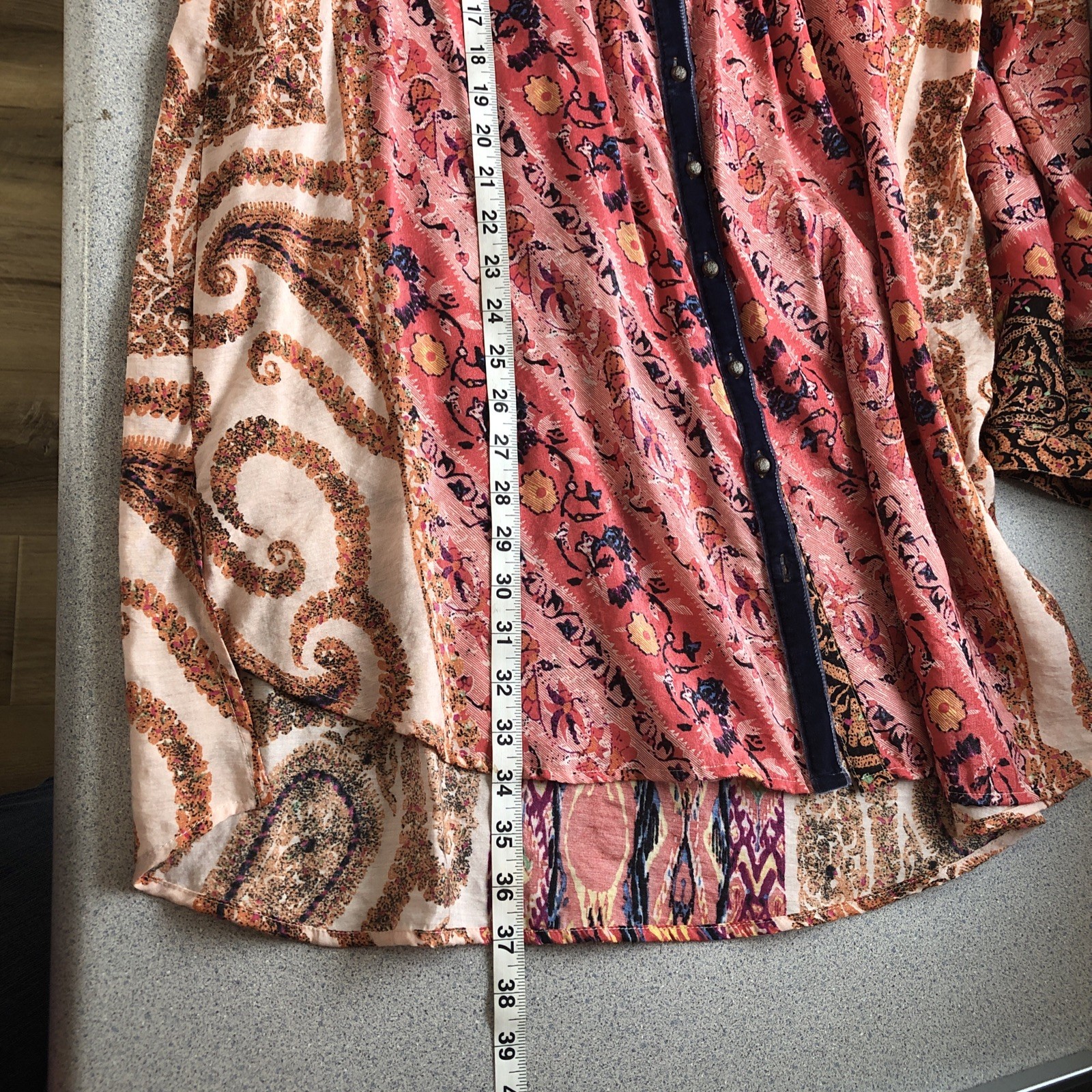 Soft Surrounding Brynn Button Tunic Top Floral Pa… - image 11