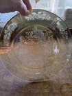 5 Amber Gold Sharon Dinner Plates Federal Depression Glass 9 in. Cabbage Rose