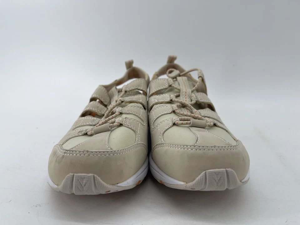 Easy Spirit Pull On Comfort Shoes Womens Size 8.5 M Beige Tan White Orange - Image 3 of 4