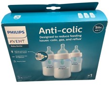 Philips Avent Anti-Colic Baby Bottle 3-Pack 9 Oz Anti Free Vent