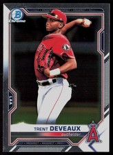2021 Bowman Draft #BDC-133 Trent Deveaux Chrome