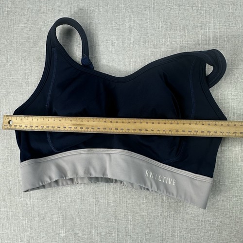 Rock Wear Active Sports Bra Womens 14E Blue Adjustable - Picture 9 of 12