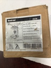 Neodrain Square Shower Drain Stainless Steel 4" x 4" ZS3-4-S04-MB