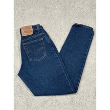 VTG 90s Levi's 550 Relaxed Fit Tapered Leg Jeans Women's Junior Size 7 M USA