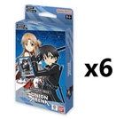 Union Arena Sword Art Online Starter Deck Sealed Display of 6 decks