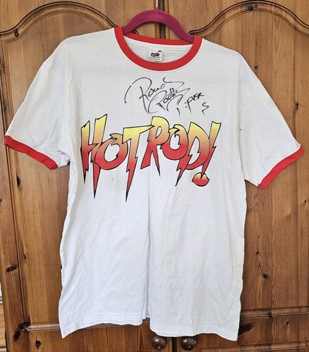 Rowdy Roddy Piper WWE Autographed Signed Ringer Tee Size L Please See ...