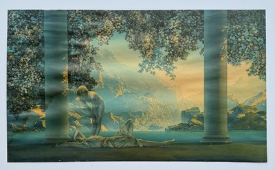 Maxfield Parrish Daybreak Original 1920s House of Art Print 17.5
