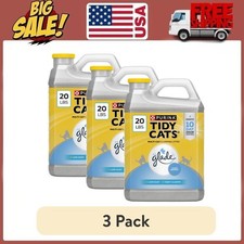 3PackPurina Tidy Cats Glade Clear Springs Clumping Multi Cat Litter Odor Control