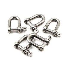 5/16" D Ring Shackle Lock for Heavy Duty Construction, Vehicle 5/16" M8
