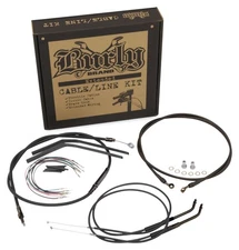 Burly Brand B30-1201 T-Bar Cable and Brake Line Kit - 14in.