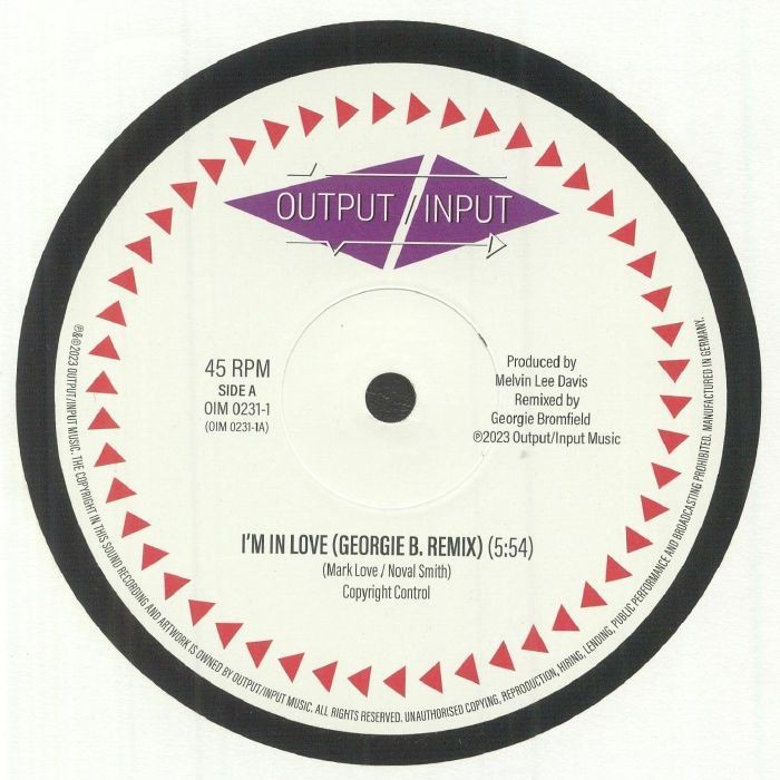 OUTPUT INPUT - I'm In Love - Vinyl (12"")