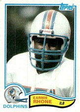 1982 Topps #135 Earnie Rhone