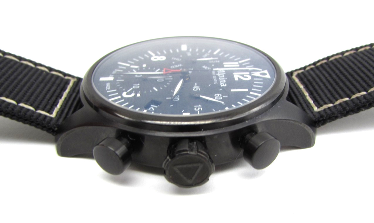 Alpina Startimer AL-371X4SP6 Quartz Chronograph 42mm Sapphire Crystal Day/Date