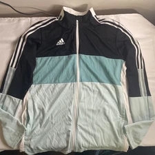 MENS ADIDAS TRACK JACKET XL Black- Mint  #GS4725. Excellent Condition