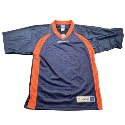 #ad #ad Denver Broncos Jersey Mens Small Blue NFL Football NFL Pro Line Vintage Blank $44.99