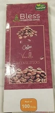 100 Bless International Handmade Incense Sticks Coffee & Vanilla 100% Natural
