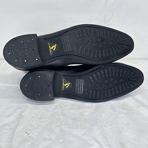 Bontines Lara Slip on Ankle Boots Mens Black Size 30 US 12 La Espuela Mexico - Picture 4 of 8