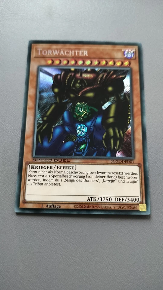 Yu-Gi-Oh! Torwächter Secret Rare Sgx2 Secret Rare 1.Auflage Deutsch  - Bild 3 von 3