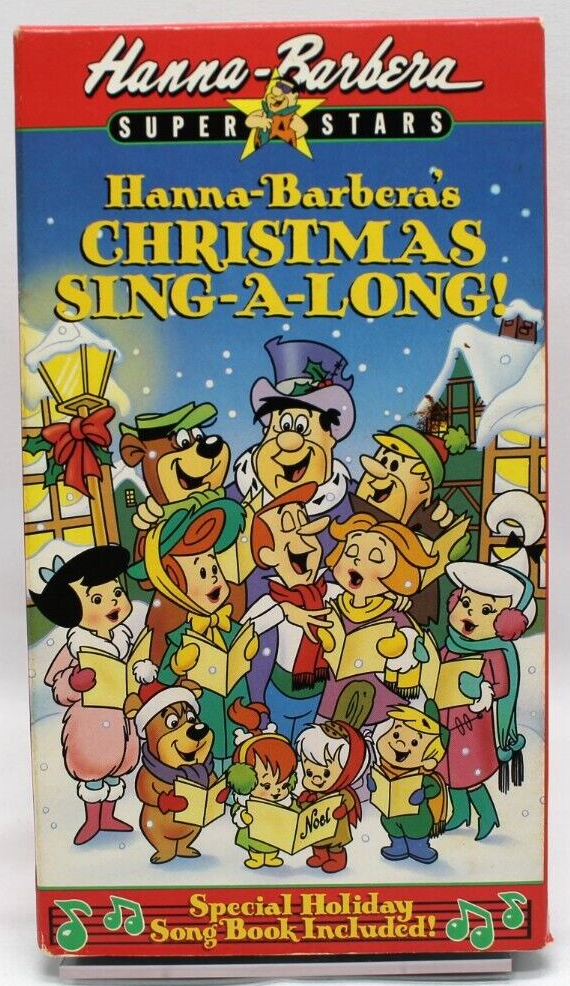 Hanna-Barbera's Christmas Sing-A-Long VHS 1989 Flintstones Jetsons