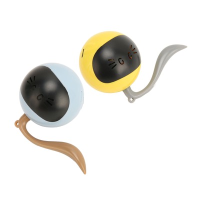 Automatic Cat Ball Toy Touch Control USB Rechargeable Interactive Smart Kitt Kit