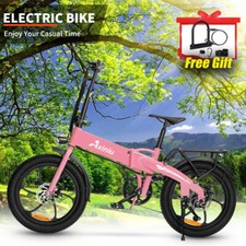 E-bike 20" 850W 36V Electric Bike Mountain Bicycle Fat Tire 28mph for Adults US