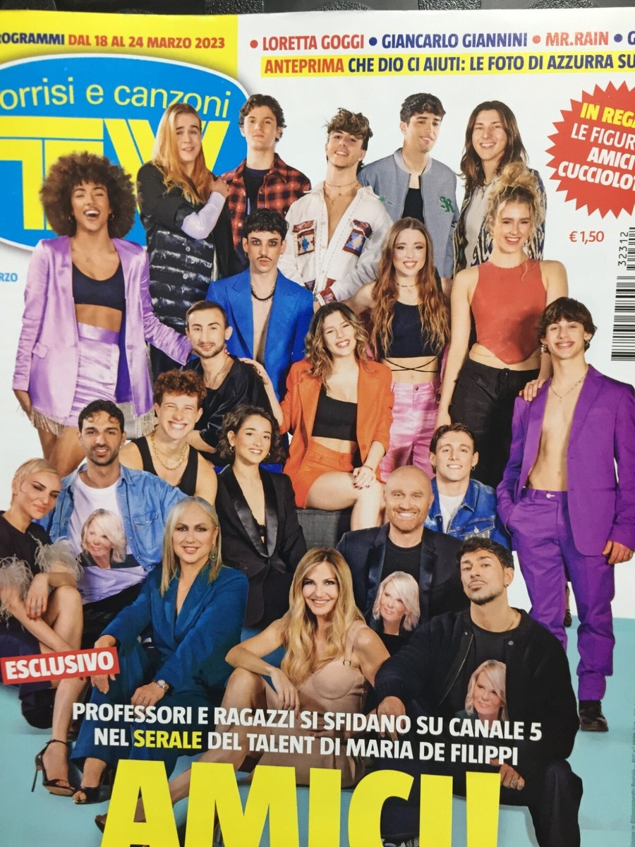 Sorrisi 2023 De Filippi,Francesca Chillemi,Loretta