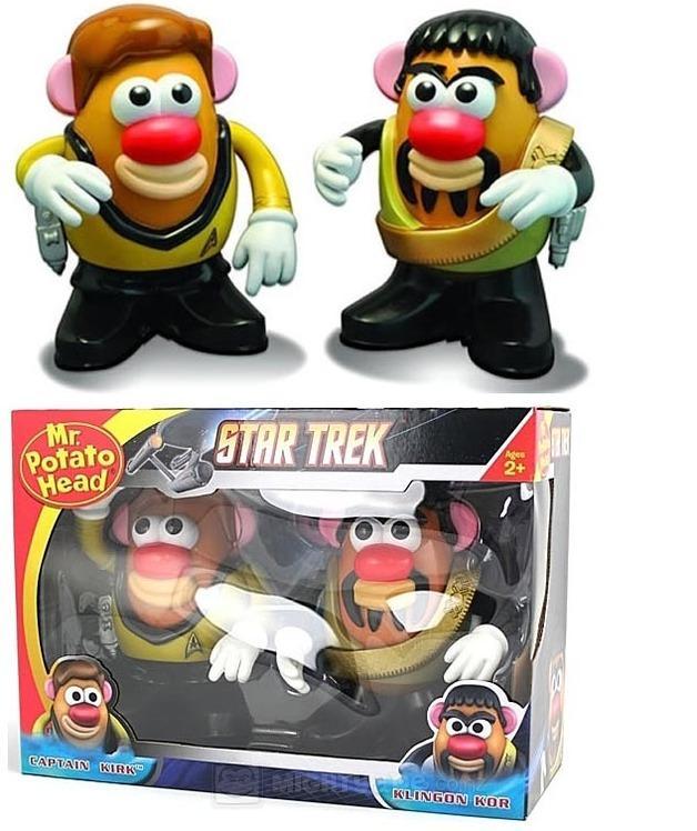 Star Trek James T. Kirk & Klingon Kor Mr. Potato Head 2 pack
