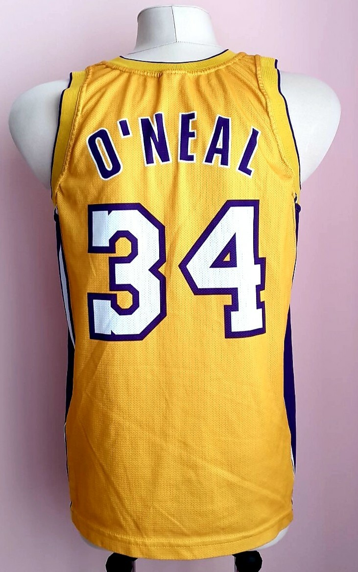 Los Angeles Lakers NBA Basketball Champion JERSEY #34 O'NEAL size