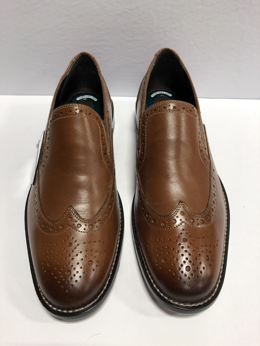 Nunn Bush Norris Mens Brown Wingtip Loafer Shoes Size 9.5 D  display picture 2