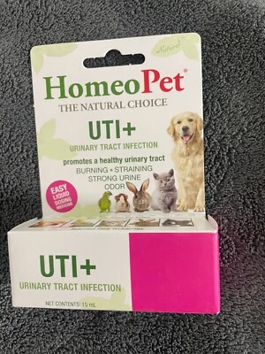 HomeoPet UTI+ for Dogs Cats & Other Pets EXP 03/2026