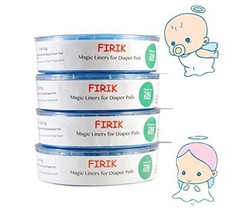 Compatible with Playtex Diaper Genie Refill 25 Feet 20 More -4 Pack 1120 Count 