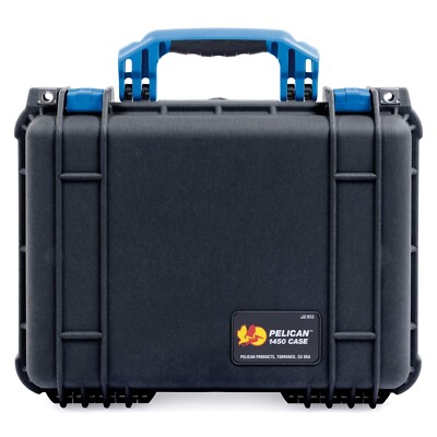 Black & Blue Pelican 1450 case. With foam.