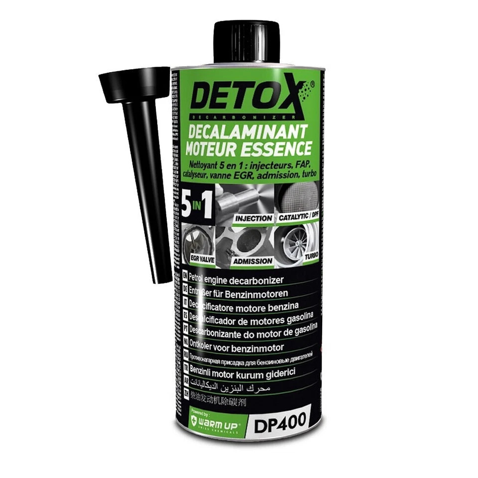 Décalaminant 5 en 1 Moteur Essence 400ml Warm Up - Photo 1/1