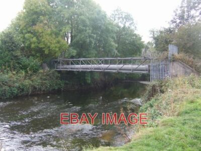 PHOTO  SEWAGE PIPE BRIDGE OVER THE RIVER TRENT DOWNSTREAM OF WALTON BRIDGE. 2009