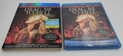 Drag Me To Hell (Blu-ray Disc, 2009, 2-Disc Set) W/ Rare Slipcover