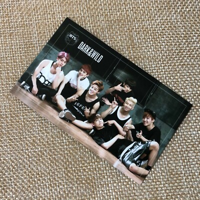 BTS Group #2[ Dark & Wild Official Photocard ] 1st Studio Album