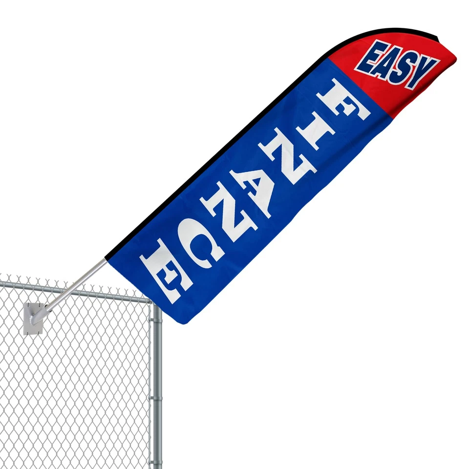 Automotive Dealership Swooper Flag Kits Tall Flags for Car Lots Advertising Sign - Image 3 of 4