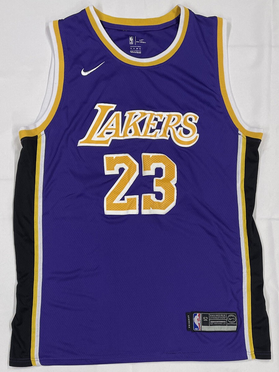 ウェア Lakers LeBron James Statement Jersey XXL LeBron James Los Angeles Lakers Nike Statement Edition Swingman